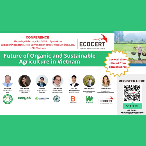 Enzyco góp tiếng nói tại hội thảo quốc tế về tương lai nông nghiệp hữu cơ và phát triển bền vững tại Việt Nam