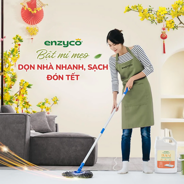Bật mí mẹo dọn nhà nhanh, sạch đón Tết