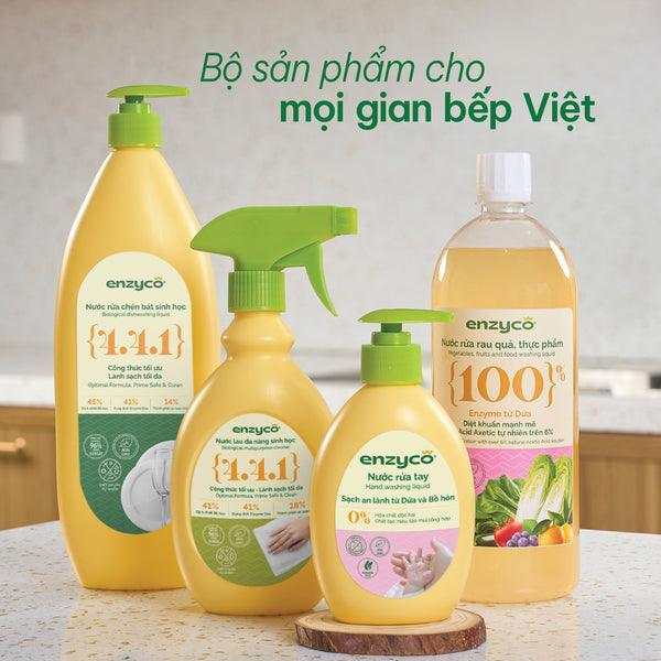 Enzyco chăm sóc gian bếp gia đình Việt từ những điều nhỏ nhất