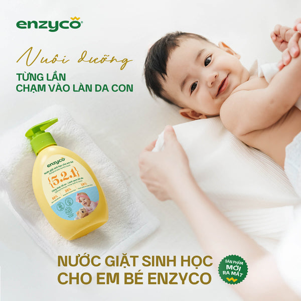 VÌ SAO NÊN CHỌN NƯỚC GIẶT SINH HỌC CHO EM BÉ CỦA ENZYCO?