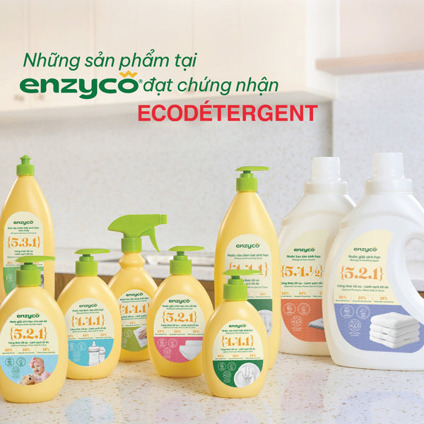 Niềm tự hào nhân lên khi Enzyco đạt chứng nhận Ecodetergent bởi Ecocert