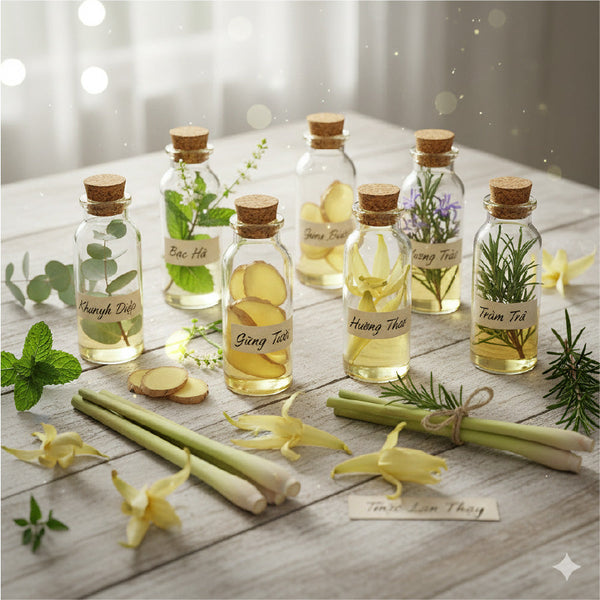 Tinh dầu tự nhiên – Linh hồn của hương thơm trong sản phẩm Enzyco