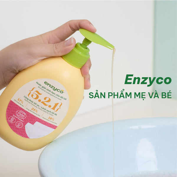 Enzyco – Câu chuyện sản phẩm Mẹ & Bé: An lành từng giọt, yêu thương trong từng hơi thở.
