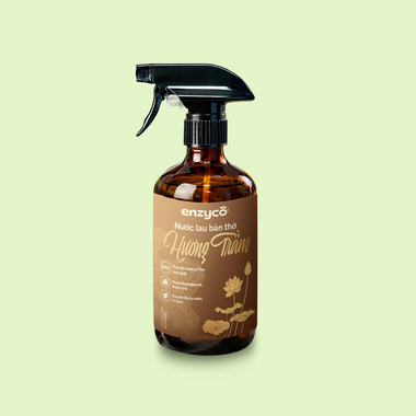 Nước Lau Bàn Thờ Hương Trầm Enzyco 500ml – Nước Bao Sái Bàn Thờ Ngày Tết, Lau Đồ Thờ mang lại không gian thờ linh thiêng.