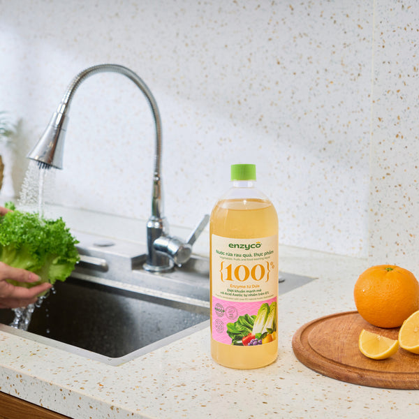 Nước ngâm rửa rau quả, thực phẩm  Enzyco - 500 ML