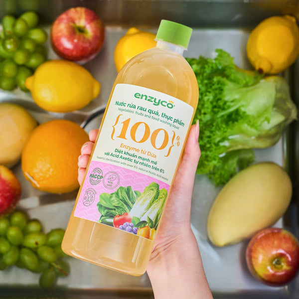 Nước ngâm rửa rau quả, thực phẩm  Enzyco - 500 ML