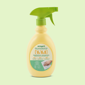 Enzyco Nước lau đa năng sinh học - đạt chứng nhận Ecodetergent bởi Ecocert - Hương nhu - 475 ML