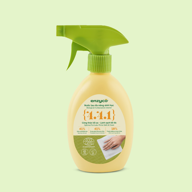 Enzyco Nước lau đa năng sinh học - đạt chứng nhận Ecodetergent bởi Ecocert - Hương thảo- 265 ML