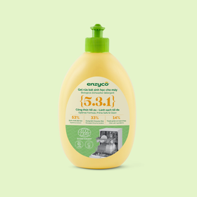 Gel rửa chén bát sinh học Enzyco từ bồ hòn và dứa - đạt chứng nhận Ecodetergent bởi Ecocert- 465ml