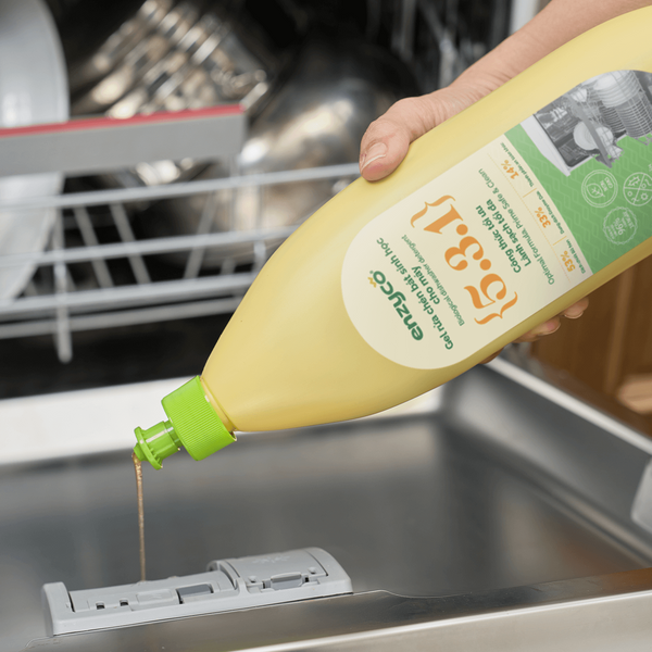 Enzyco Gel rửa chén bát sinh học cho máy - Đạt chứng nhận Ecodetergent bởi Ecocert - Chai 850ML