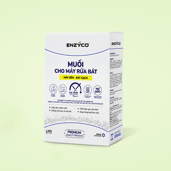 MUỐI CHO MÁY RỬA BÁT ENZYCO - HỘP 1.2KG
