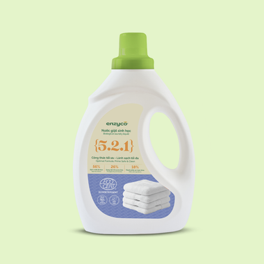 Enzyco Nước giặt sinh học - đạt chứng nhận Ecodetergent bởi Ecocert - 2L