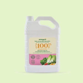 Nước ngâm rửa rau quả, thực phẩm Enzyco - 4 L
