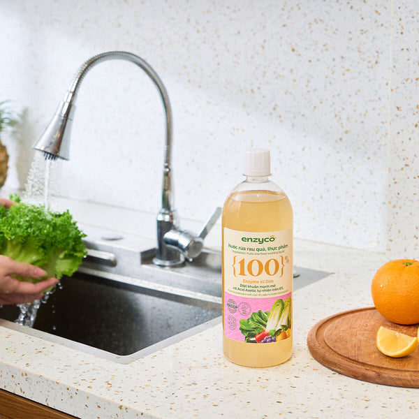 Nước rửa rau quả, thực phẩm  Enzyco - 1L
